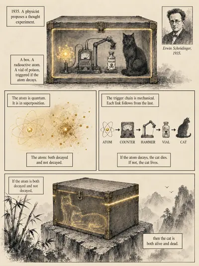 The Veiled Box: Schrödinger's cat, 1935